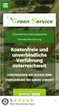 Mobile Screenshot of green-service.at