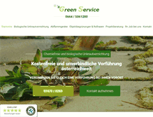 Tablet Screenshot of green-service.at